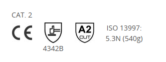 Zaščitne rokavice proti urezninam MAPA KryTech 579 - slika 2