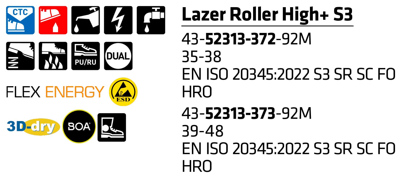 Čevlji Sievi Lazer Roller High+ S3 - slika 4