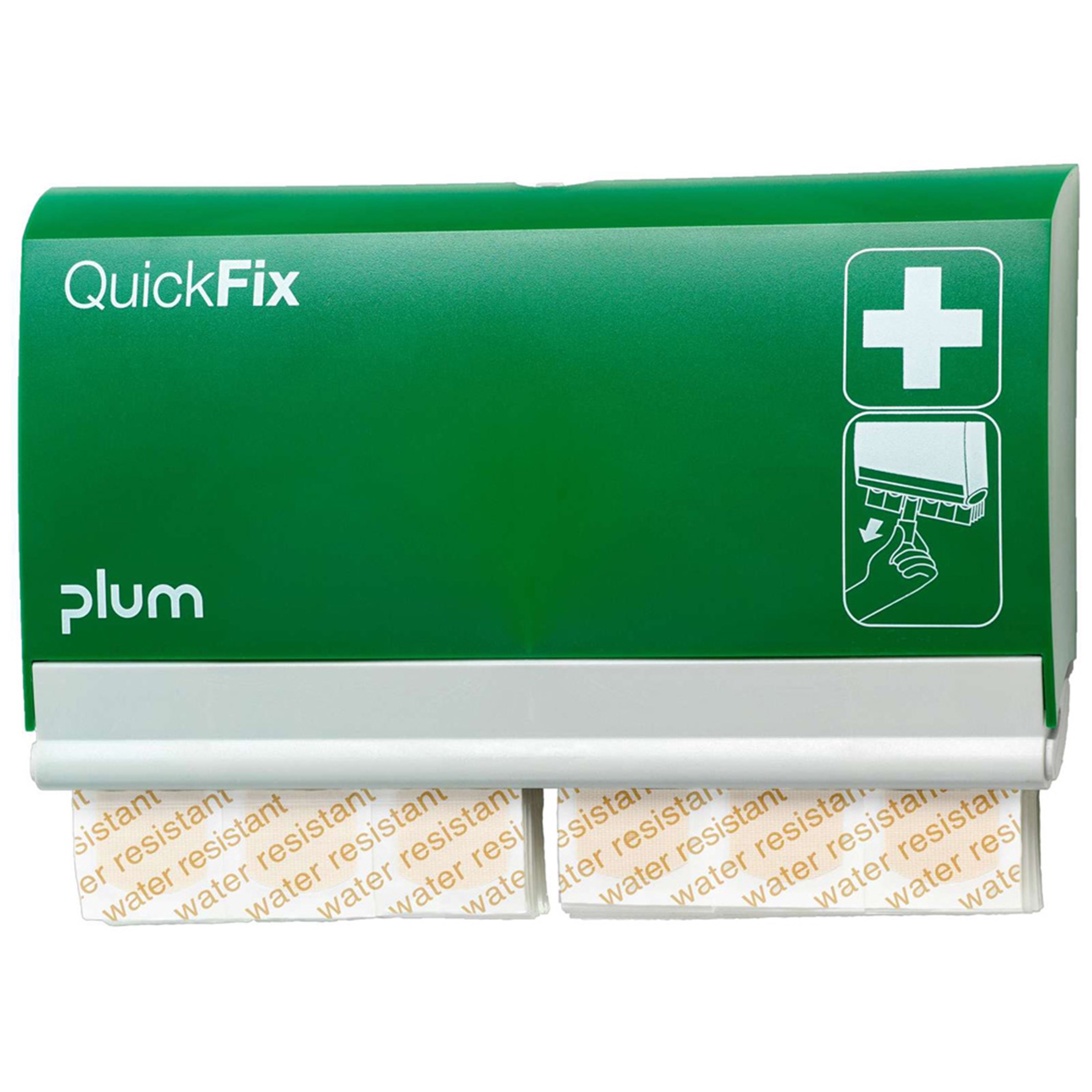 Stenski dozirnik QuickFix z vodoodpornimi obliži 2 x 45 kos