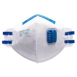 Ploščato zložljiv respirator z ventilom Portwest P251 FFP2