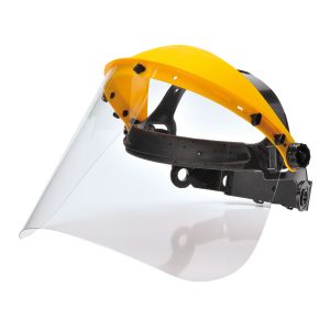 Naglavni ščitnik za čelo s prozornim vizirjem Portwest PW91 (Browguard with Clear Visor)